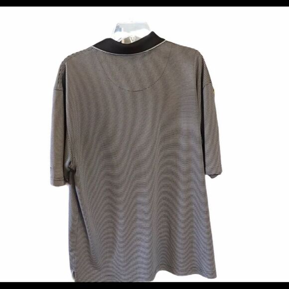 MENS XL Pro Tour Cool Play Polo Shirt Grey & Black - Picture 1 of 4